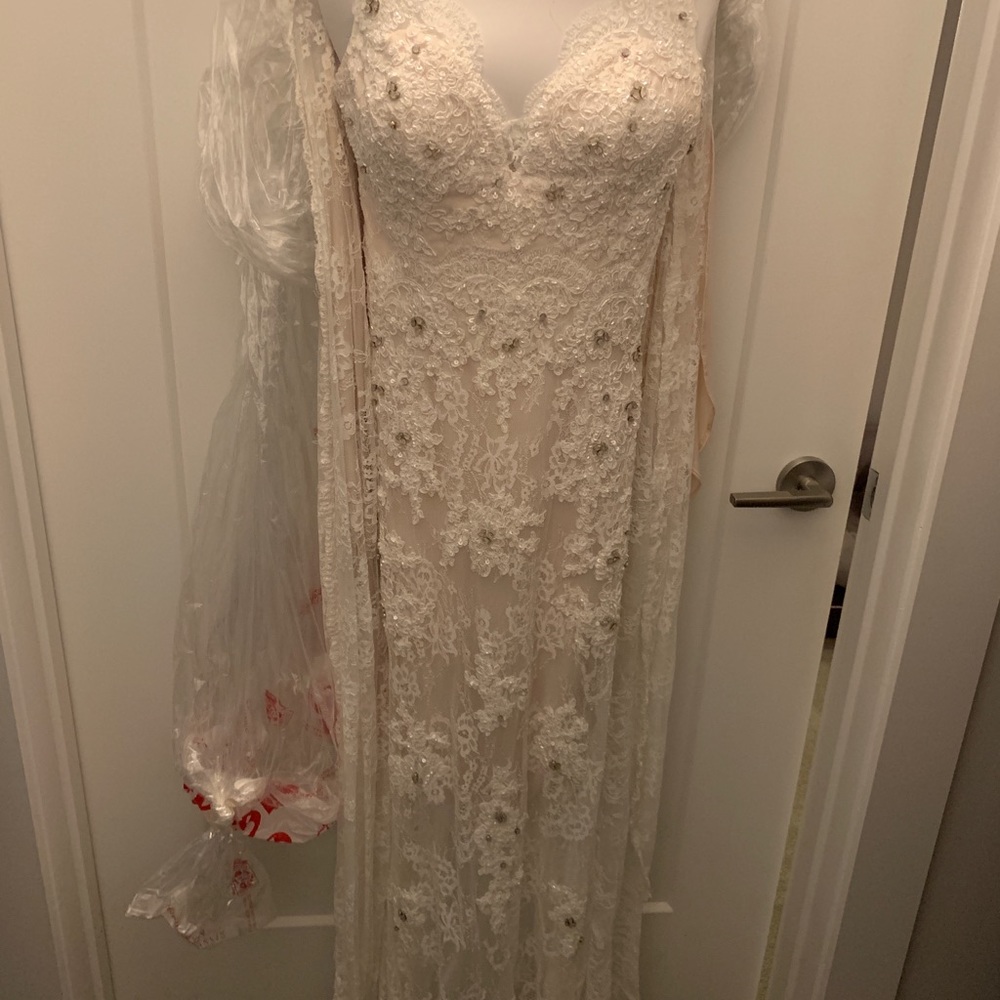 Anthropologie wedding dress
